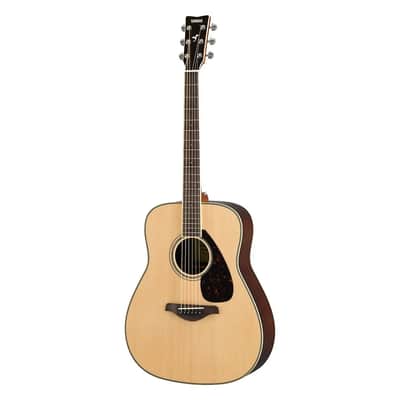 Yamaha FG830 Dreadnought Natural Acoustic Guitar image 1