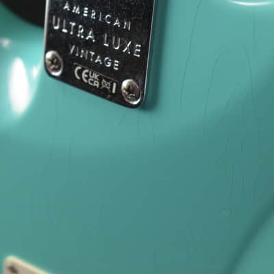 Fender American Ultra Luxe Vintage '60s Stratocaster HSS Sea Foam Green Rosewood Fingerboard image 9
