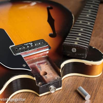Fender pre-Coronado I (Aztec, Fantasy) 1965 Sunburst Neck image 9