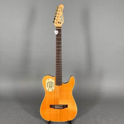 1992 Godin Acousticaster Deluxe Natural TOP ZUSTAND inkl. Koffer Case image 2