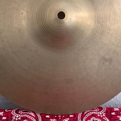 Zildjian 14" A. Zildjian '70s Stamp New Beat Hi-Hat Cymbal image 5