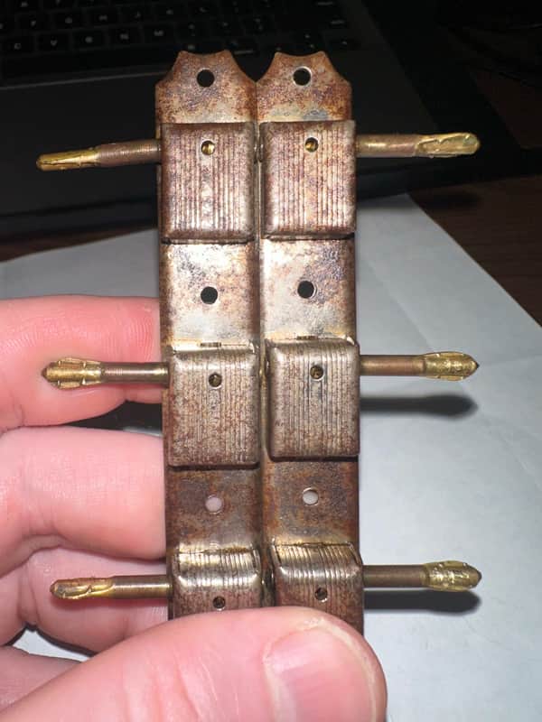 1950's Kluson No Line Tuners - Vintage Tuning Pegs (Kay Gibson, etc) image 1