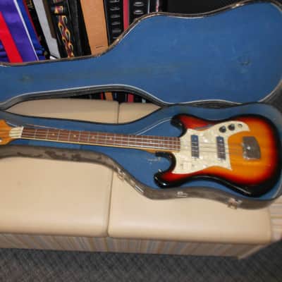 No Name, Teisco P-Bass copy 1960's - sunburst image 1