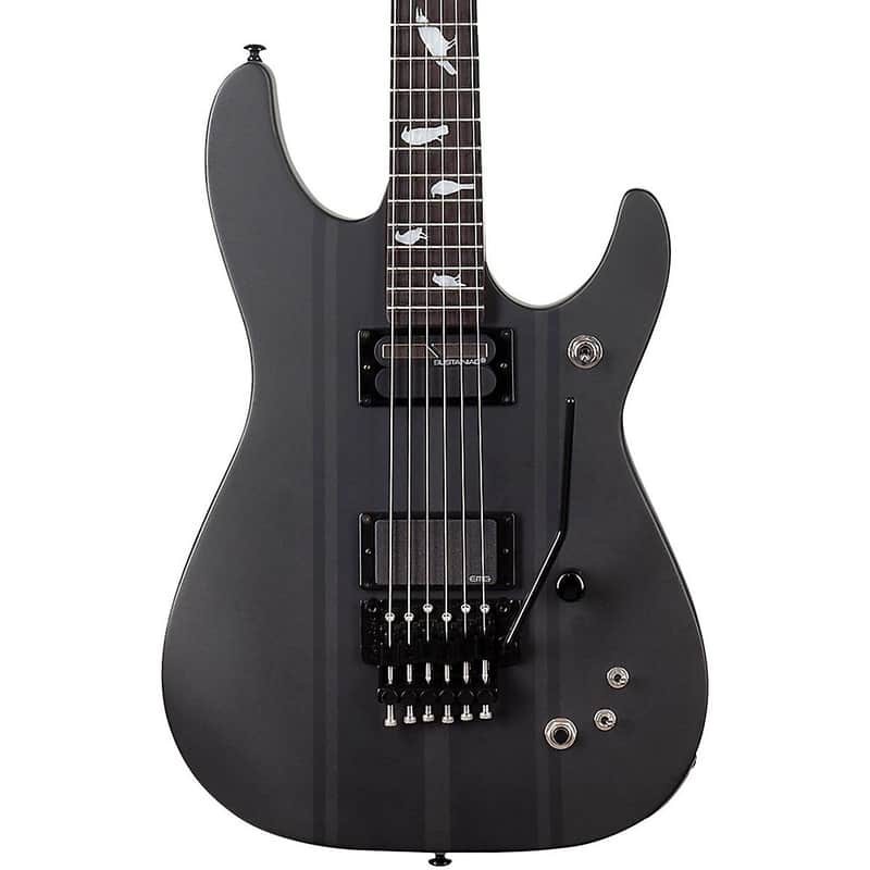 Schecter Guitar Research DJ Ashba Signature Electric Guitar Regular Satin Gray image 1