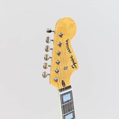 Fender Squier Classic Vibe '70s Jaguar FSR Limited-Edition Electric Guitar - Daphne Blue image 4