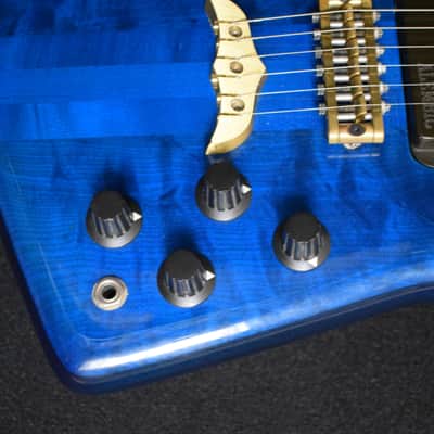 Alembic Exploiter Shaped Electrum 1984 Sapphire Blue Transparent image 3
