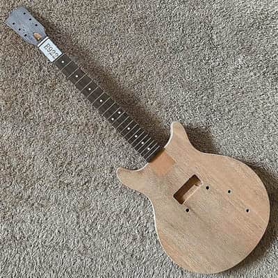 Mahogany Wood Guitar Double Cutaway Body with Mahogany Wood Neck, Rosewood Fingerboard image 2