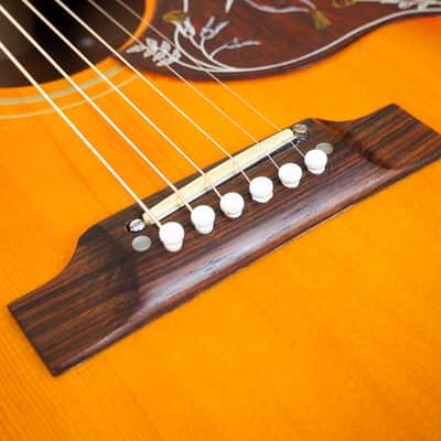 1960s Lyle 680-L Hummingbird Set Neck Vintage Dreadnought Acoustic Guitar Japan w/ Case image 9