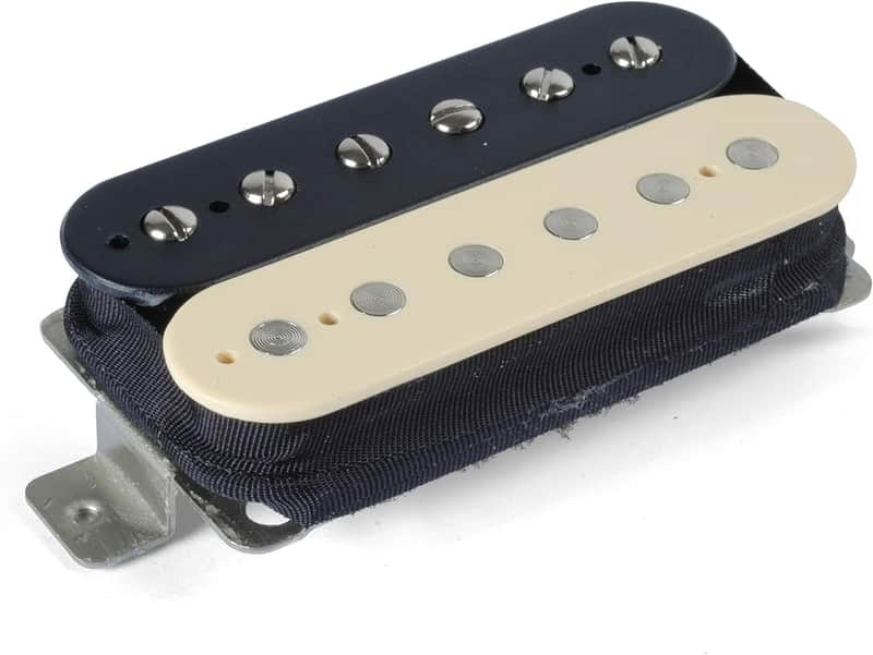 StewMac Humbucker Pickup, Neck Position, Zebra Exposed Coils image 1