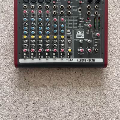 Allen & Heath ZED-10FX 10-Channel Mixer with Effects 2010 - Present - Black/Red image 1