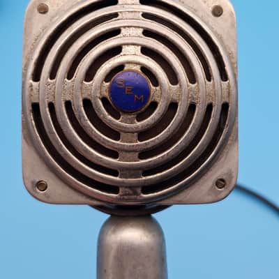 ☆Rare 1940s French SEM RJ1 Dynamic Microphone - Paris France Collectors Vintage Movie Prop Mic image 23