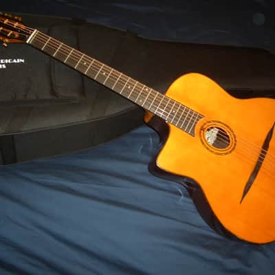 Left Hand Cafe Americain Manon Gypsy Jazz Guitar, From France Absolutely Beautiful. image 1