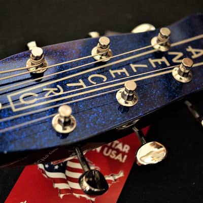 Danelectro Limited Edition 60th Anniversary DC59M Blue Metallic sparkle image 5