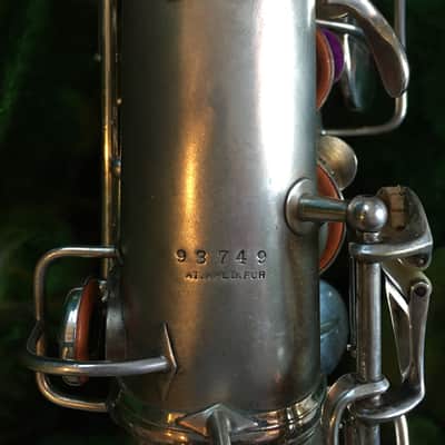 Vintage York Alto Saxophone 1920’s Silver plated image 6