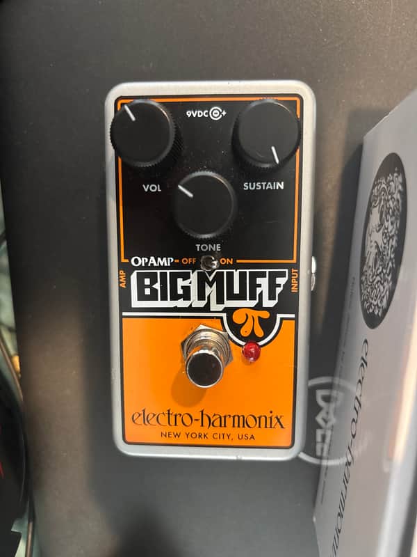 Electro-Harmonix Op Amp Big Muff Pi Reissue 2017 - Present - Black/Orange image 1