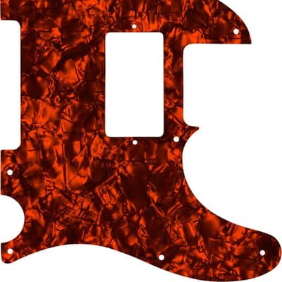 WD Custom Pickguard For Fender Telecaster With Humbucker #28OP Orange Pearl/Black/White/Black