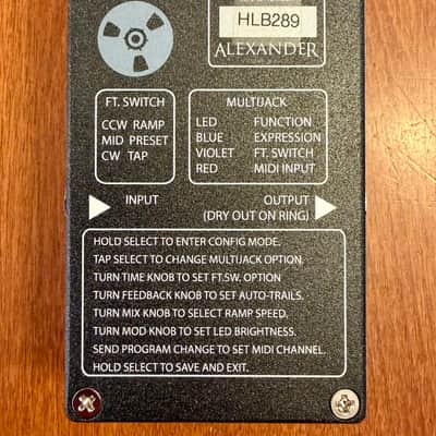 Alexander Pedals NEO Series History Lesson V3 Delay Echo - Reverse Color image 3