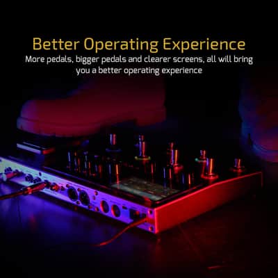 VALETON Multi Effects Processor Multi-Effects Guitar Bass Pedal with Expression Pedal FX Loop MIDI I/O Amp Modeling IR Cabinets OTG USB Audio Interface GP-200,Red(U.S. domestic inventory) image 5