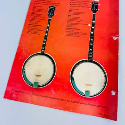 Fender "F" Series Guitars & Banjos Brochure 1970 image 2