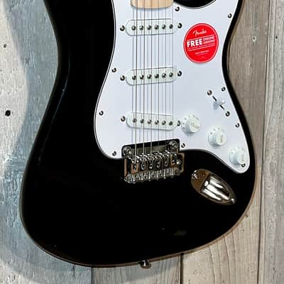 New Squier Affinity Series Stratocaster with Maple Fretboard - Black, Ships Ultra Fast! Will Come Pro Set Up! image 3