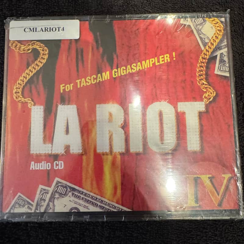 New Tascam Gigasampler Audio L A Riot 4 Beats Drums Kits Hooks image 1