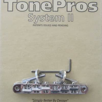 TonePros AVR2-C Chrome Tuneomatic Bridge image 1
