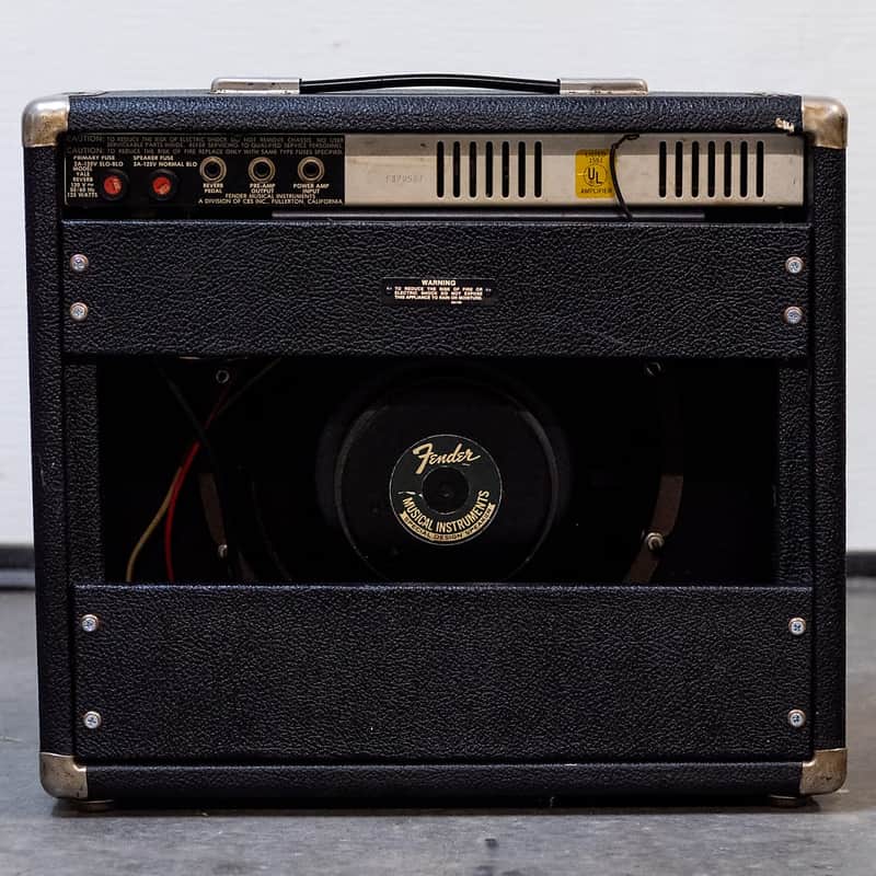 Fender Yale Reverb 50-Watt 1x12" Solid State Guitar Combo 1983 - 1985 image 3