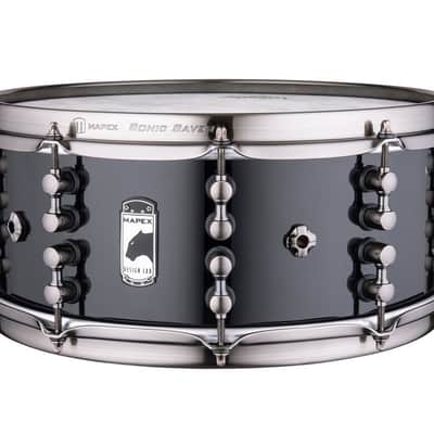 Mapex Black Panther Design Lab Maximus Snare Drum - 6 x 14 In. - Piano Black (BPDLMH4600LPB) image 2