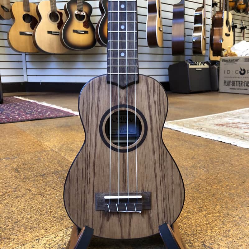 Lanikai OA-S Oak Soprano Ukulele w/Padded Gig Bag image 1