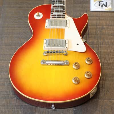 2007 Gibson Custom 1958 Les Paul Standard Reissue Electric Guitar LPR8 Cherry Sunburst + COA & Gibson Case image 2