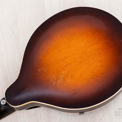 1948 Gibson EM-150 Vintage A-Style Electric Mandolin Sunburst w/ P-90, Case image 15
