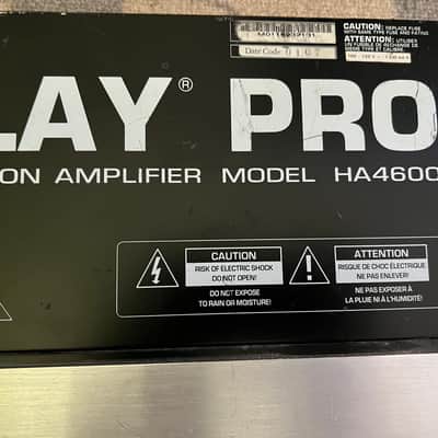 Behringer Powerplay Pro HA4600 4-Channel Headphone Amplifier - Black / Silver image 2