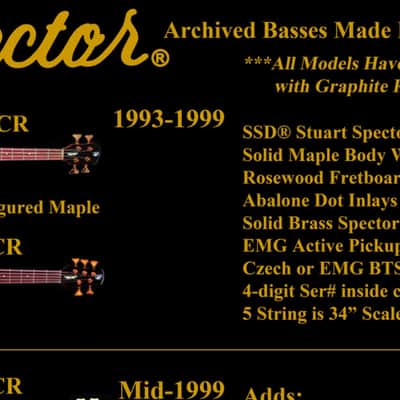 Spector SSD NS5CR 1993-1999 image 9