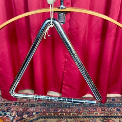 Vintage 8" Orchestral Steel Ribbed Triangle image 7