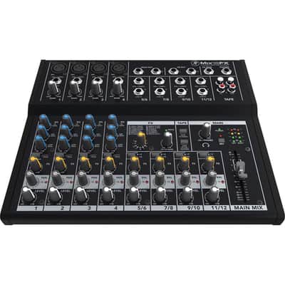 Mackie MIX12FX 12 Channels Mixer With Effects - Black image 2