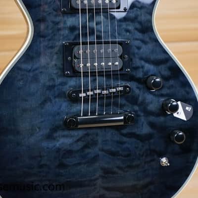 ESP LTD EC-1000 Piezo - See Thru Blue image 5