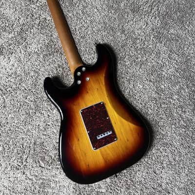 Jet Guitars JS-400 JS400 SB, HSS Ceramic pickups, solid basswood body, 22 frets roasted maple neck, 2 point tremolo Free Setup image 3