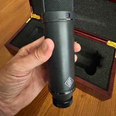 Neumann U 87 Ai mt Large Diaphragm Multipattern Condenser Microphone 1986 - Present - Matte Black image 2