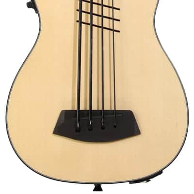Kala Hutch Hutchinson Signature U-Bass Acoustic-electric Bass Guitar - Natural image 3