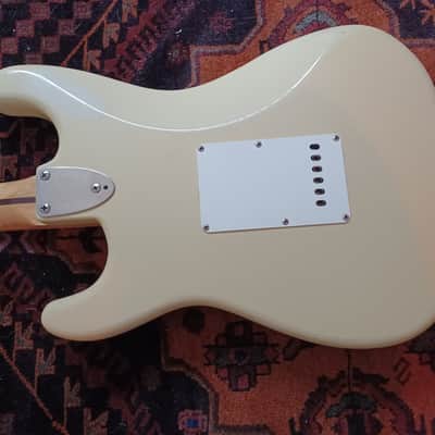 Fernandes / Burny FST-70 Lawsuit Stratocaster Copy Late-70's - Vintage Aged White image 4
