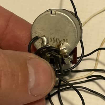 1980's Japan Charvel Jackson Import Model 3DR Series Factory Wiring Harness Electronics w/ Knob image 5