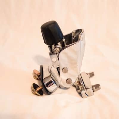 TAMA VINTAGE PICCOLO SNARE DRUM STRAINER/THROW OFF WITH SCREWS - CHROME - FREE SHIP TO C-USA image 2