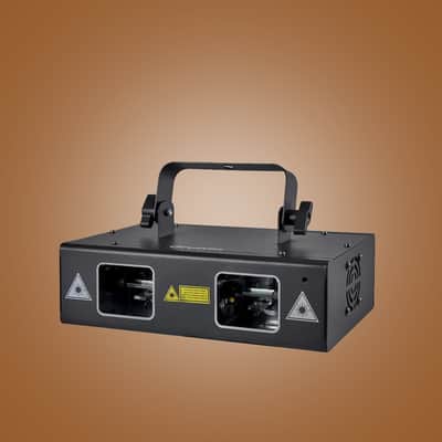 DJ Lights Party Lights, Gruolin RGB Full Color Laser Stage Light Music Sound Activated & DMX Control image 3