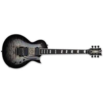 ESP E-II Eclipse FR Charcoal Burst CHB Floyd Rose Fluence Electric Guitar + Case - B-Stock image 2