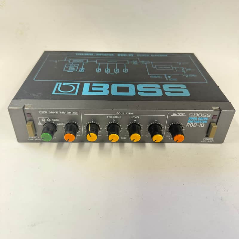 Boss ROD-10 Micro Rack Series Overdrive / Distortion Vintage 80's w/Fuzz Tone image 1
