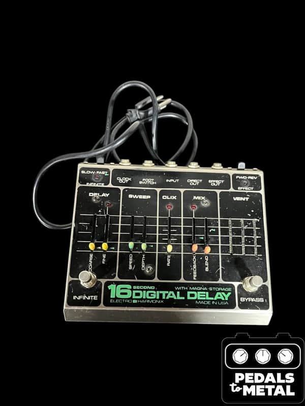 Electro-Harmonix 16 Second Digital Delay - Metal - X17234 image 1