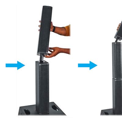 Rockville TITAN ARRAY V2 Karaoke Machine System+Subs+Wireless Mics+Tablet Stand image 24