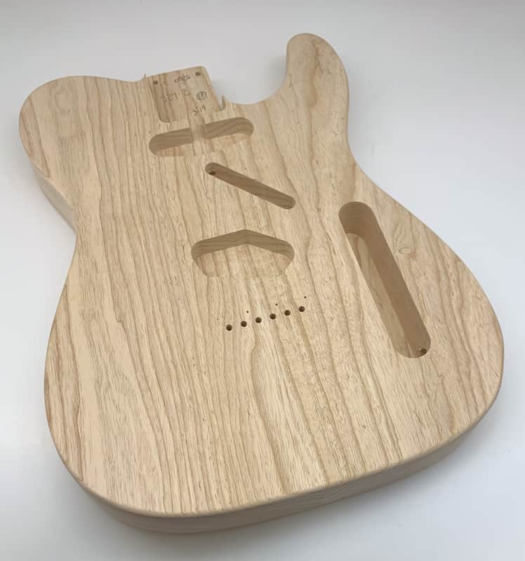 3lbs 15oz BloomDoom Nitro Lacquer Aged Relic Swamp Ash T-Style Vintage Custom Guitar Body image 1