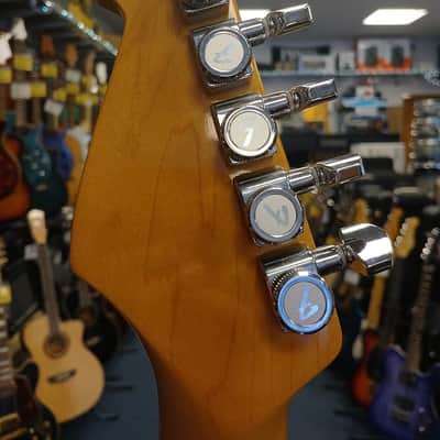 Fender American Deluxe Stratocaster Electric Guitar - Wine w/ HS Case image 6