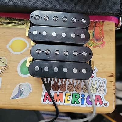 Aria Humbucker 1980s - Black bobbins image 1